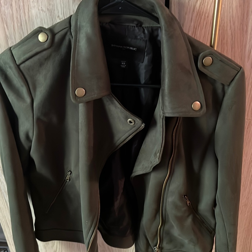 Vegan suede jacket. Size XS